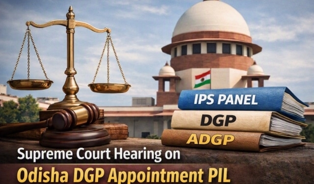 Odisha DGP appointment PIL