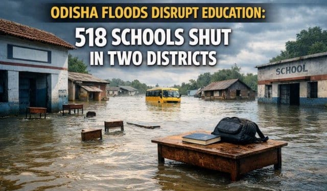 Odisha school closures flood