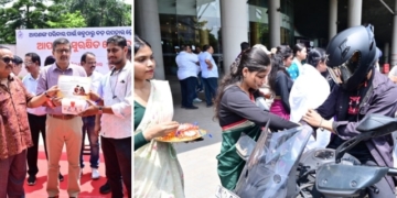 Odisha Raksha Purnima road safety campaign
