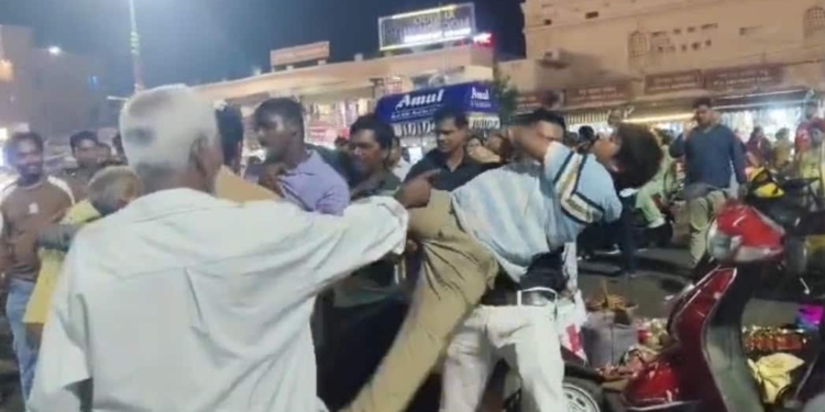 Puri Badadanda shopkeeper fight viral video