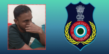 Kendujhar DLO Akash Bisoyi bribe trap