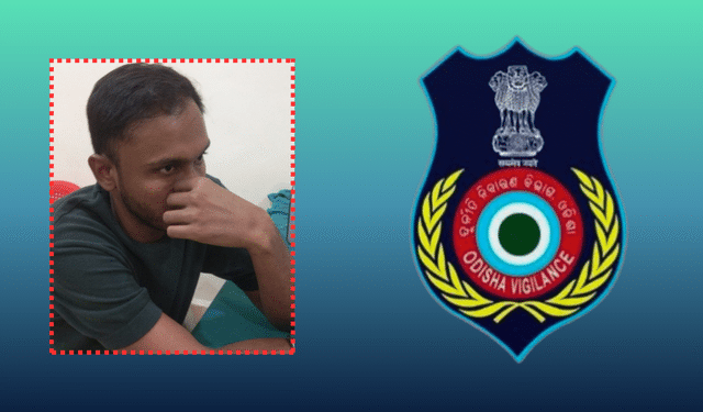 Kendujhar DLO Akash Bisoyi bribe trap