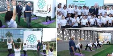 PM Modi Yoga Programme Tashkent