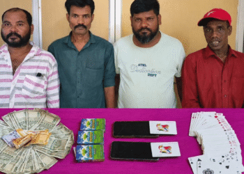 Capital police Bhubaneswar gambling raid