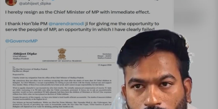 ‘I Clearly Failed’: CJP Founder Abhijeet Dipke Posts Satirical ‘Resignation’ Letter, Takes Dig at MP Govt Day After Balaghat Heckling