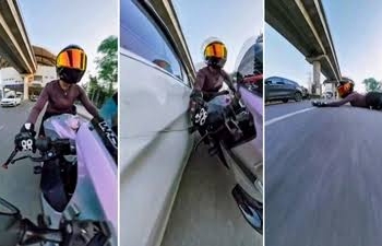 Gurugram Bike Crash