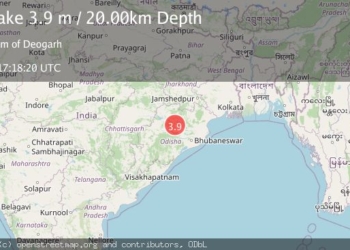 Odisha earthquake September 2026
