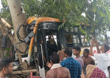 Nayagada bus accident