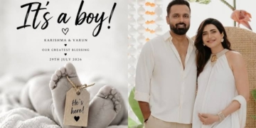 Karishma Tanna and Varun Bangera name baby boy Ved; born on Guru Purnima