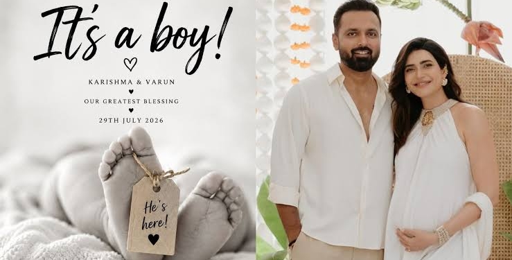 Karishma Tanna and Varun Bangera name baby boy Ved; born on Guru Purnima