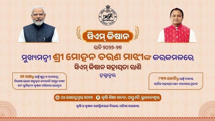 Odisha farmers to receive CM-KISAN fifth instalment today; over 41 lakh beneficiaries to benefit