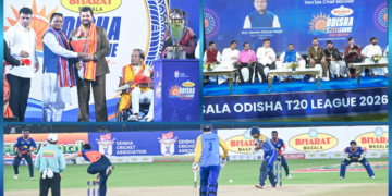 CM Majhi Launches Odisha T20 League CM Trophy 2026 at Barabati Stadium