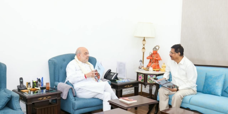 Odisha Governor meets Amit Shah