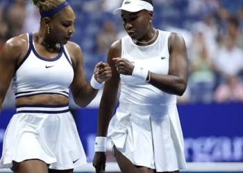 Serena and Venus Williams fall in thrilling US Open doubles return