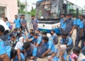 Ama Bus Protest Bhubaneswar