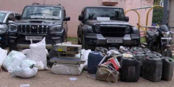 Bhubaneswar liquor smuggling raid