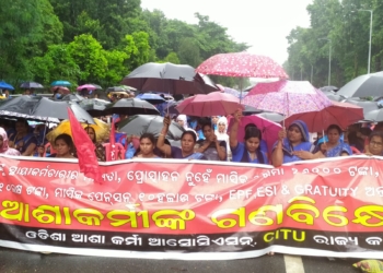 Odisha ASHA workers protest