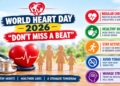 World Heart Day 2026 theme: Don't Miss a Beat