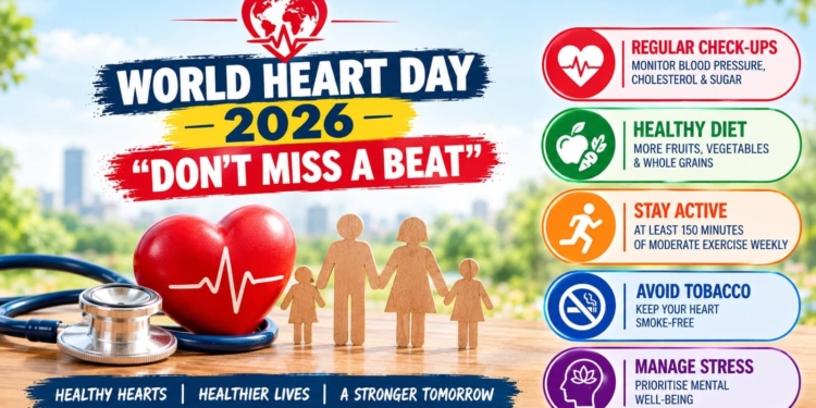 World Heart Day 2026 theme: Don't Miss a Beat