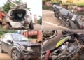 Luxury car series accident
