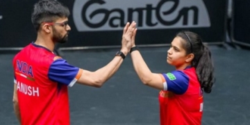 Asian Games 2026 mixed doubles bronze