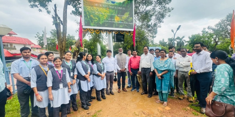 air quality digital display Bhubaneswar
