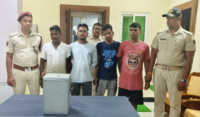 Bhubaneswar Maa Tarini temple theft arrested