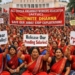 Anganwadi workers protest Odisha
