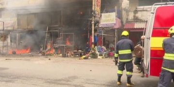 Baleshwar OT Road restaurant fire