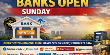 banks open today september 27