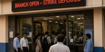 bank strike deferred India