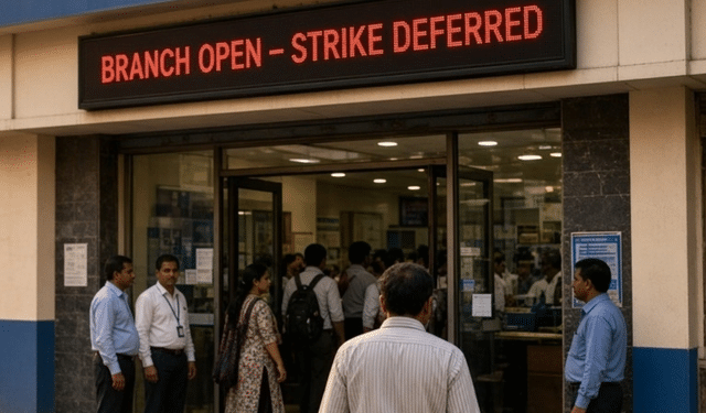 bank strike deferred India