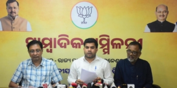 BJD political launch protest BJP