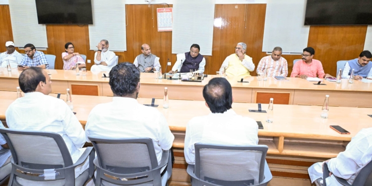 Odisha Assembly monsoon session BJP meeting