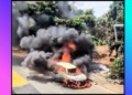 Car Catches Fire