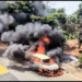 Car Catches Fire