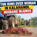 Tractor accident Kalahandi road protest