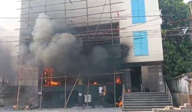 Baleshwar showroom fire