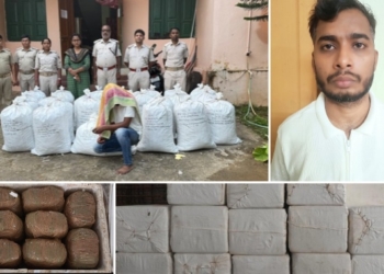 Ganja Smuggling via Courier