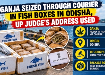 Odisha ganja seizure courier judge address