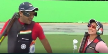 Asian Games trap shooting gold