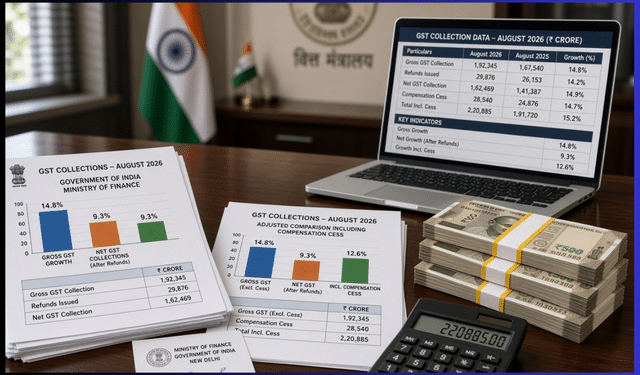 GST collections August 2026 controversy
