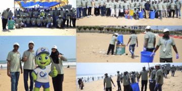 ILS Puri beach clean-up drive