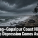 deep depression landfall Kalingapatnam