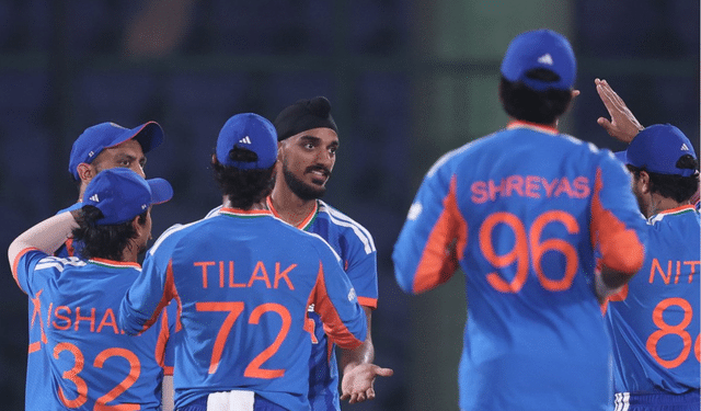 India vs Afghanistan 2nd T20I innings break
