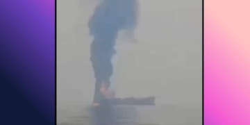 Iranian Oil Tanker Hit