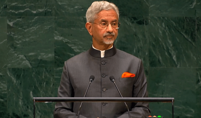 Jaishankar UNGA speech India Pakistan terrorism