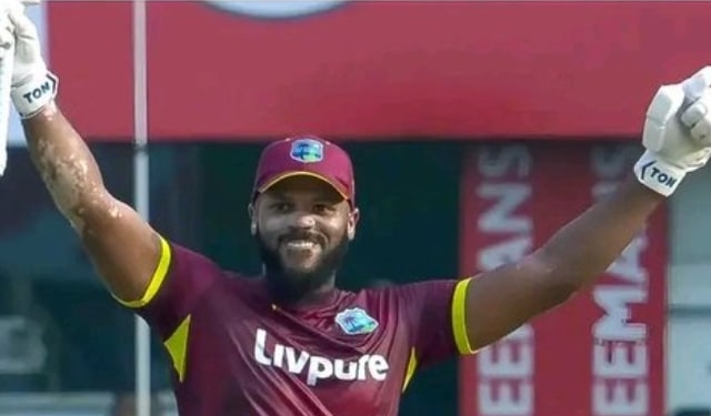 John Campbell record fifty vs India