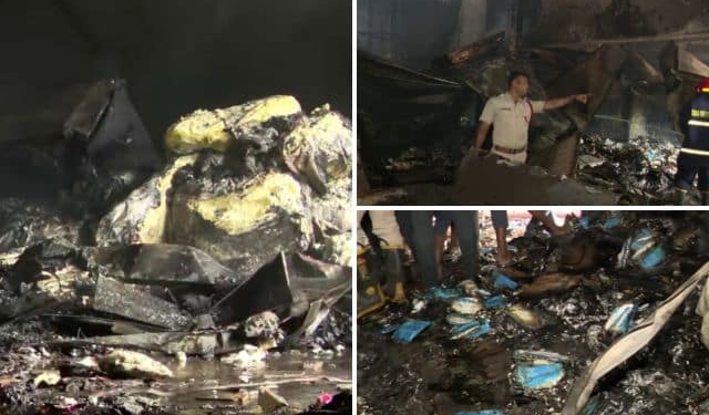 Jagatpur dairy factory fire
