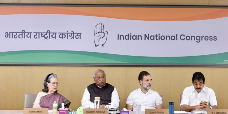 Congress CWC meeting PM Modi resignation